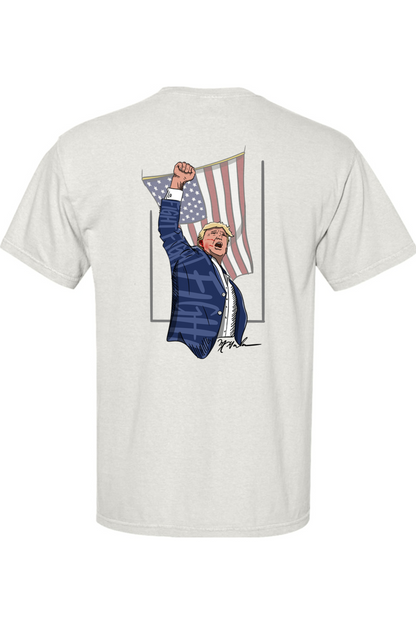 Adult Fight: The American Spirit - Comfort Colors Short Sleeve Pocket Shirt