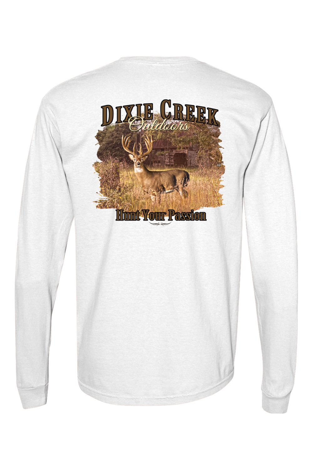 Adult DCO Whitetail - Comfort Colors Long Sleeve Pocket T-Shirt