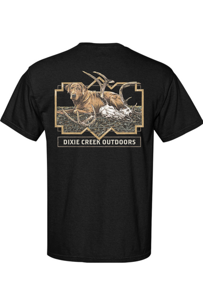 Adult Shed Dog - Comfort Colors Short Sleeve Pocket Shirt