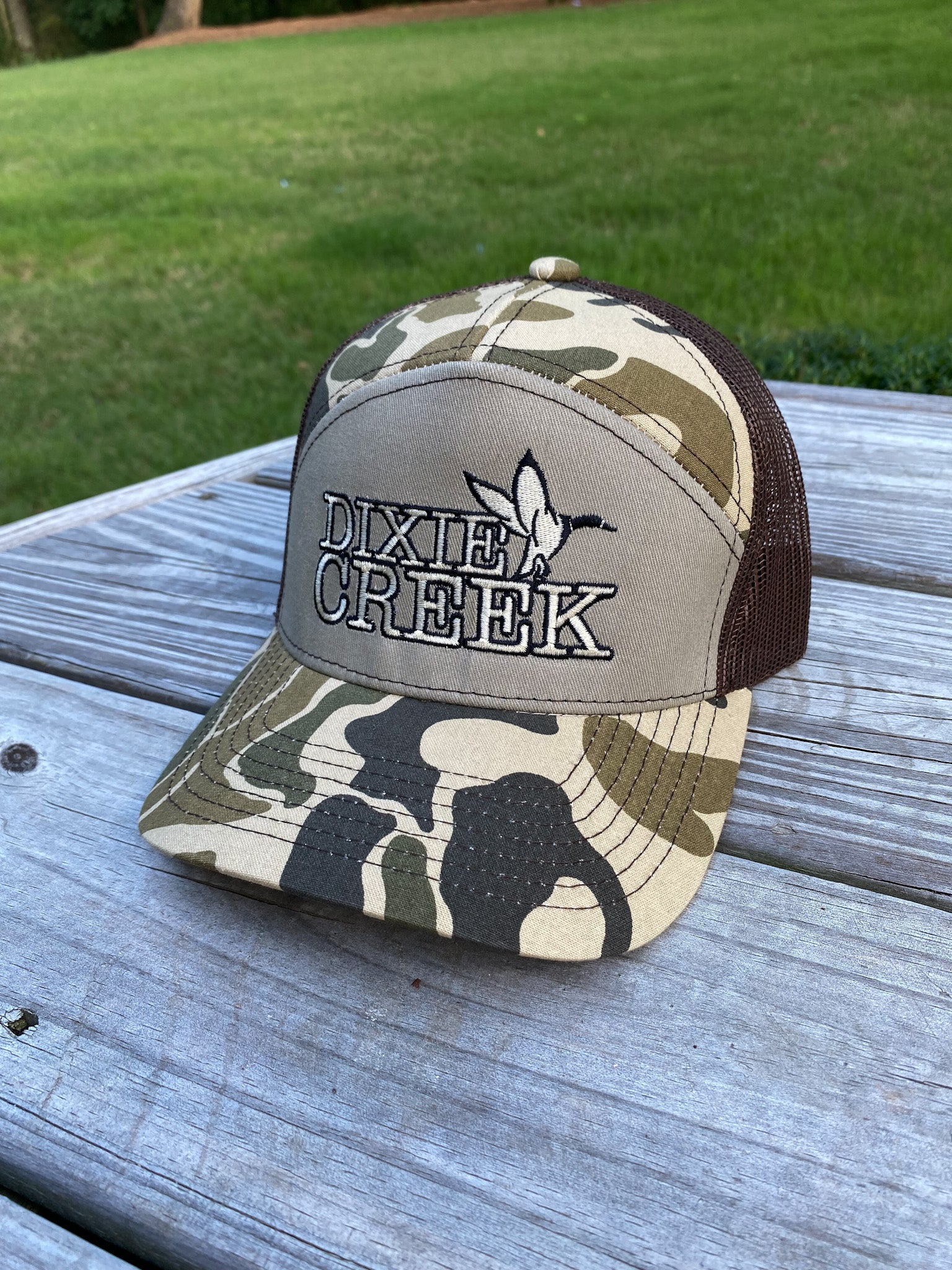 Big Creek - Old School Camo Trucker Hat