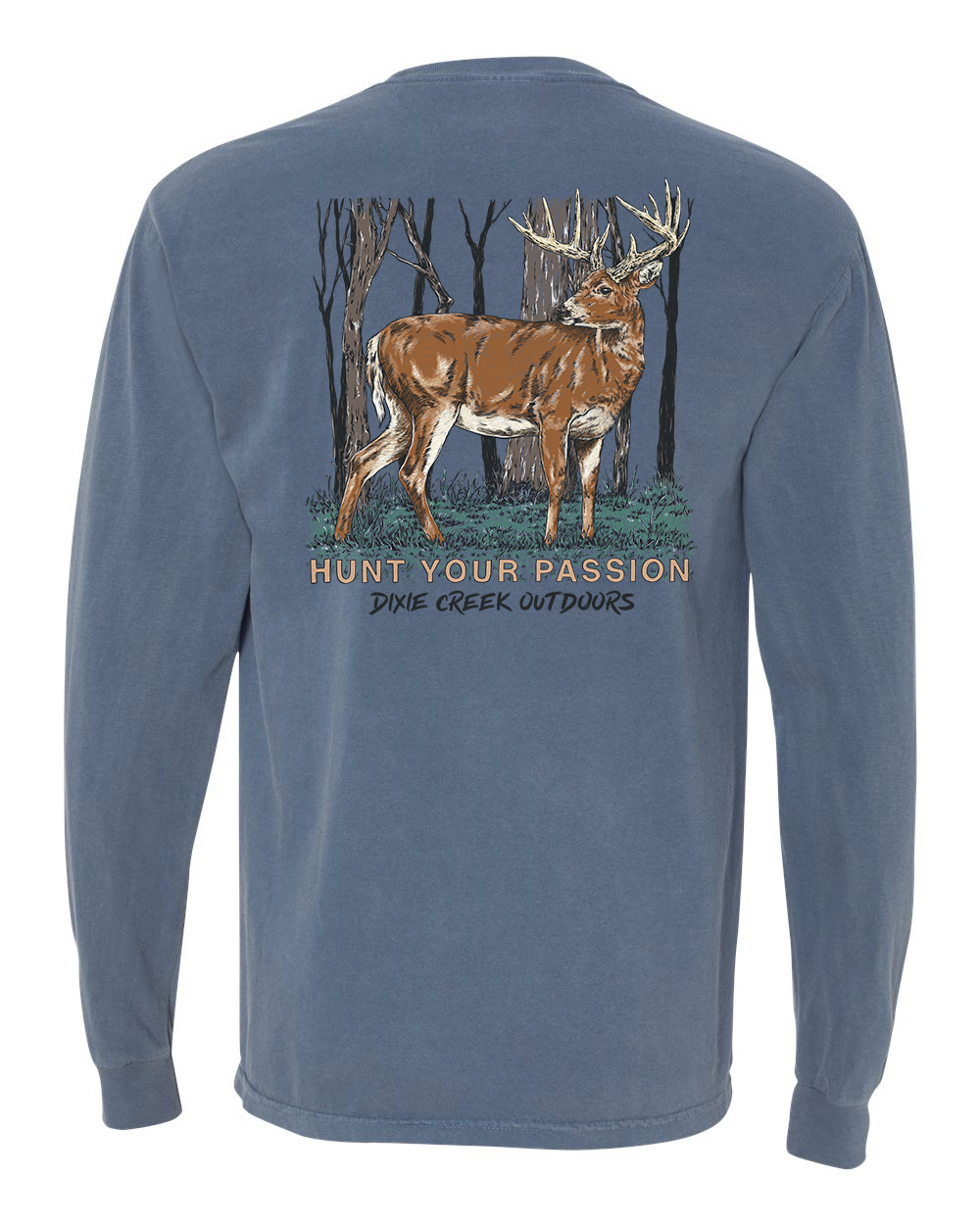 Whitetail Madness - LS Comfort Colors Pocket Tee