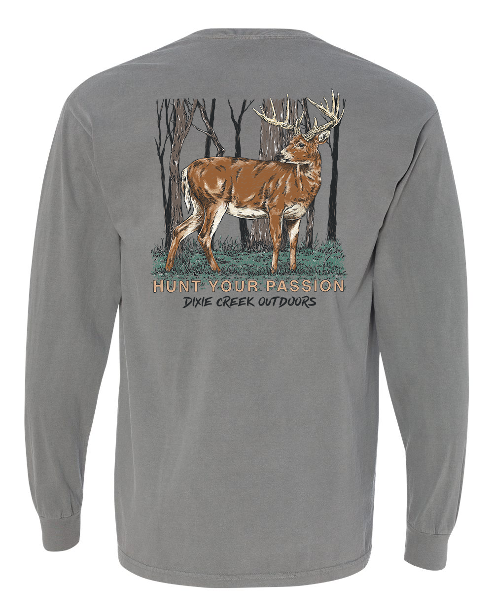 Whitetail Madness - LS Comfort Colors Pocket Tee