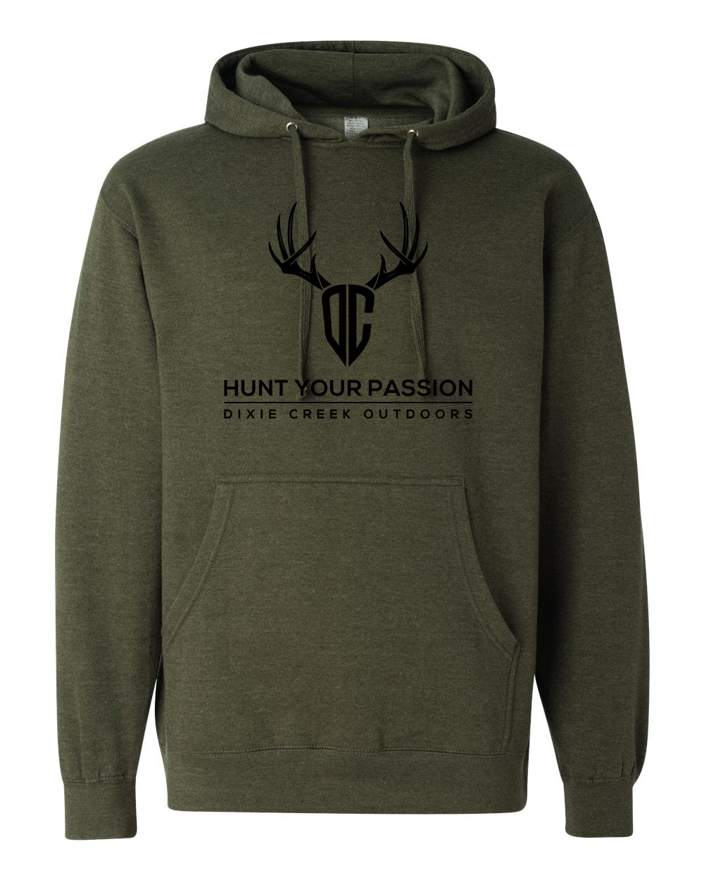 DCO Antlers Hoodie - Black Print