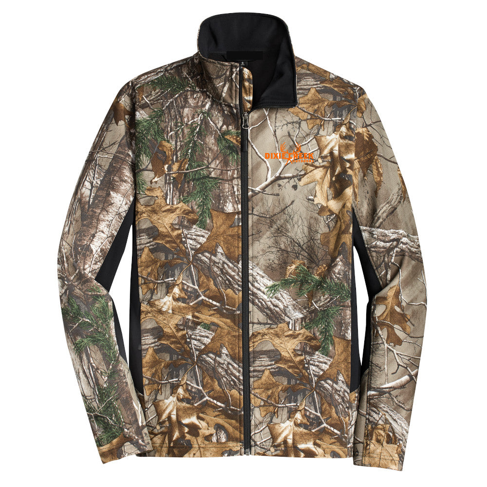 Tree Camo - Multi Pocket Soft Shell Fishing Jacket 2XL