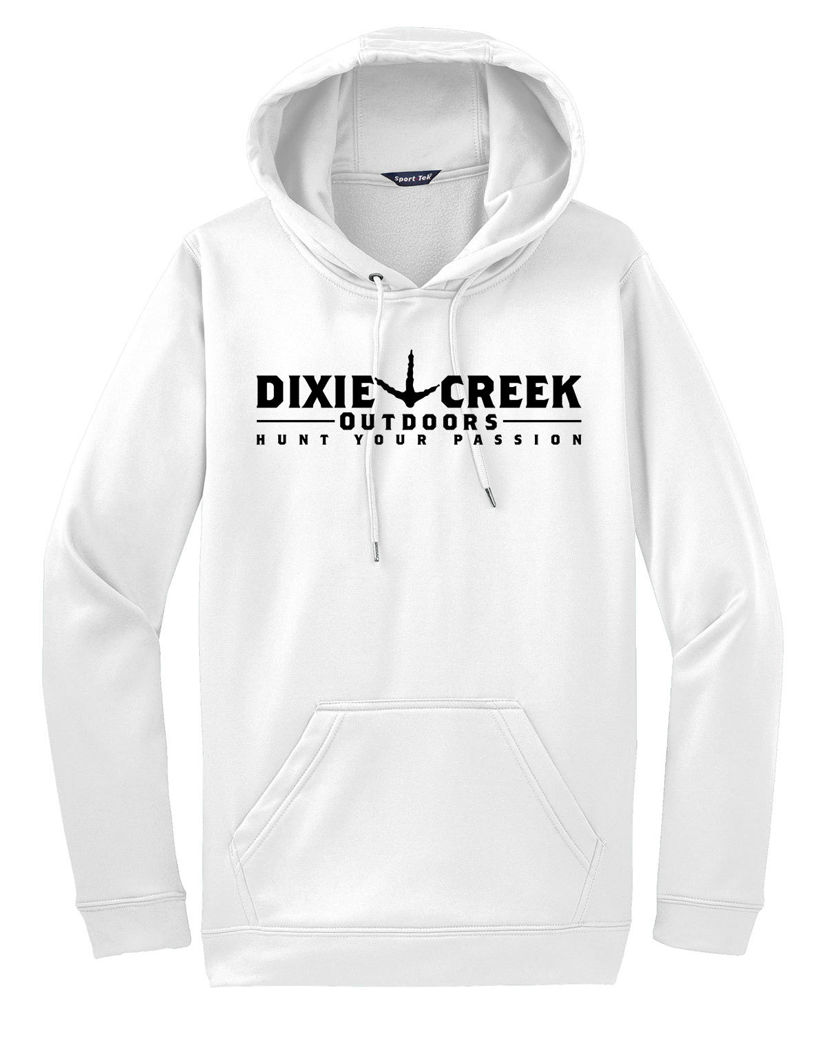 White dri fit hoodie sales
