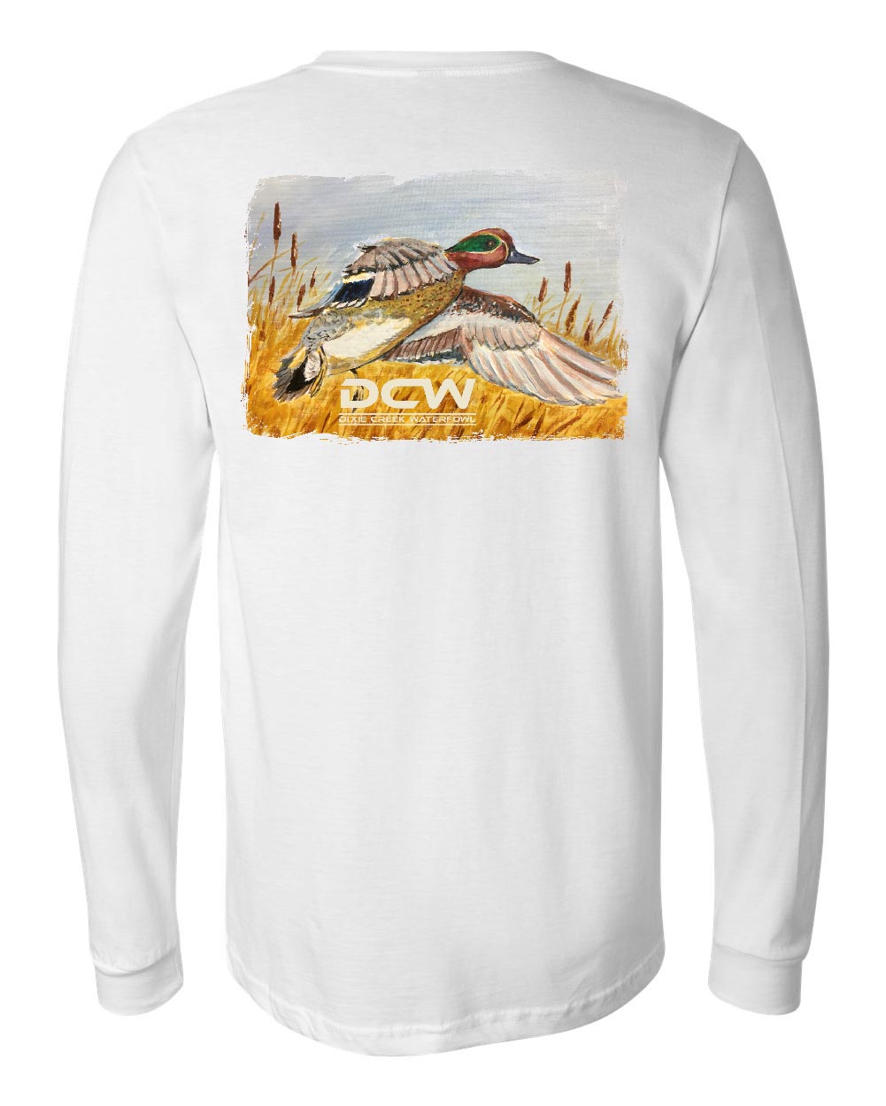 Green Wing Express - White Long Sleeve